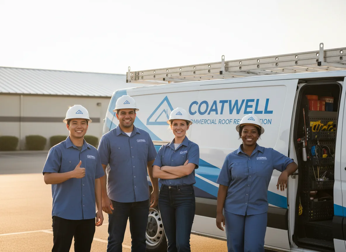 Commercial roof coating company in Suches, GA