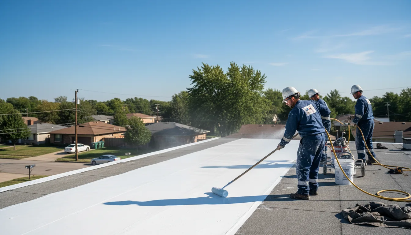 Commercial roof coating in Suches, GA near me
